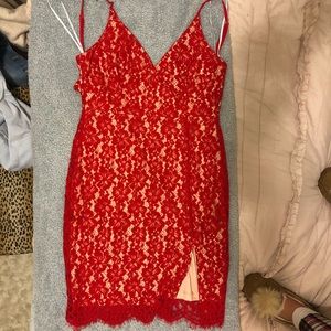 Red Lace Dress